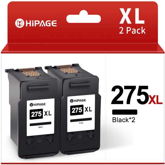 275XL Black Ink Cartridge for Canon 275XL Ink Cartridge for Canon 275 Ink for Canon PIXMA TS3500 TS3520 TS3522 TR4700 TR4720 TR4722 Printer (Black, 2 Pack)